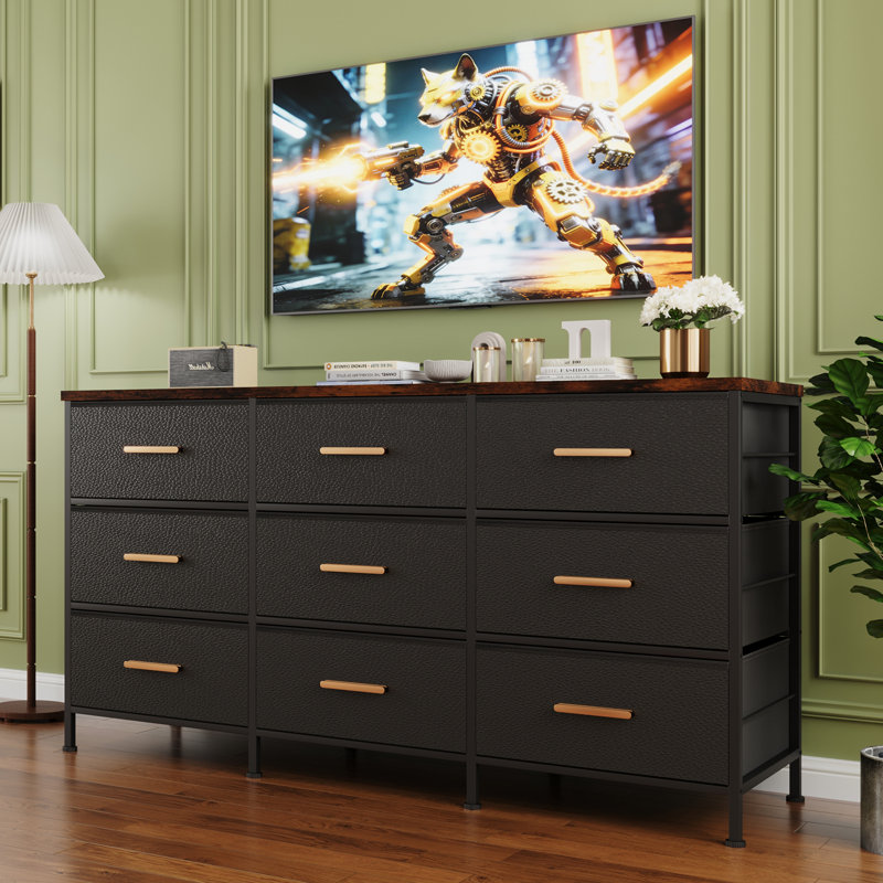 Commode 9 tiroirs Marizela - l 47,2 po