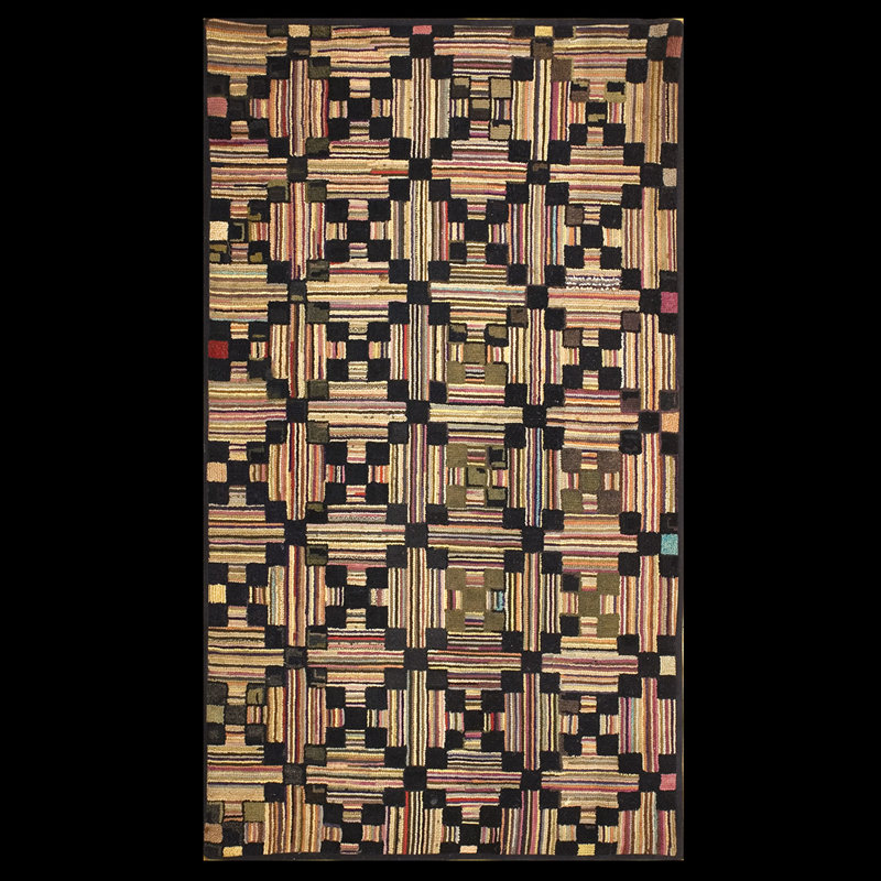 Tapis crocheté One-of-a-Kind American