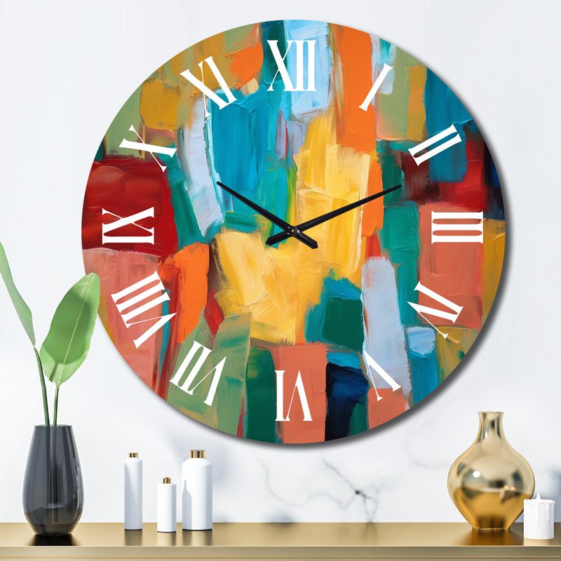 Horloge murale en métal, Grand