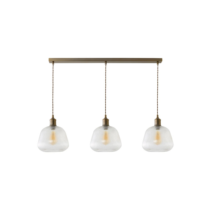Alessandrini 3 - Light Pendant, Brushed Brass