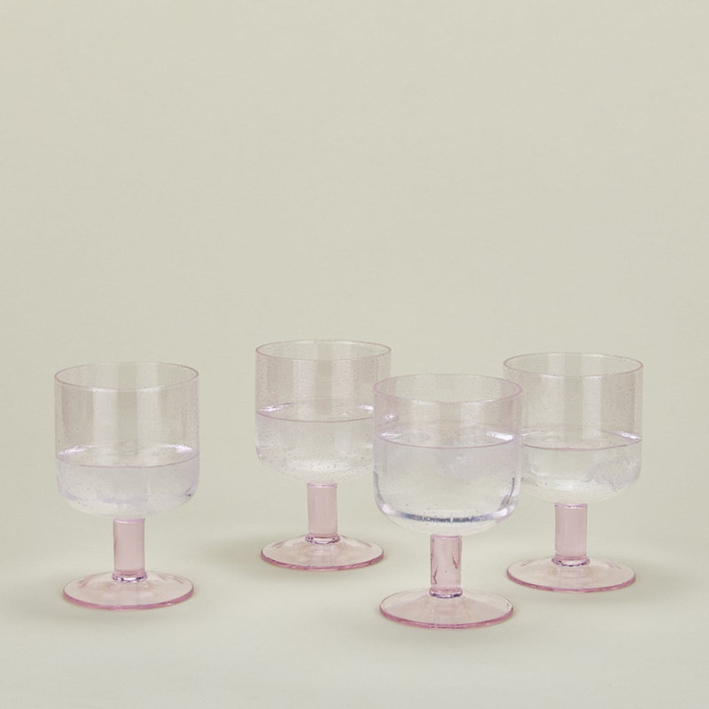 Simple Wine Glass, Blush
