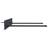 Patio Tool Storage Racks Wall Mounted 4 Pcs Black Steel