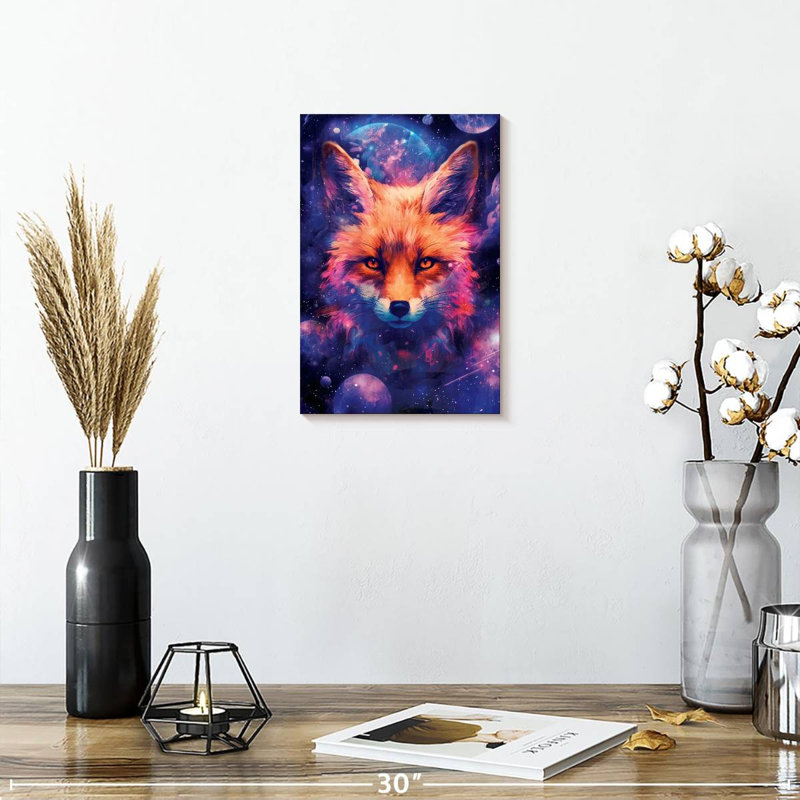 Brampt Cosmic Fox I, 12" H x 8" W