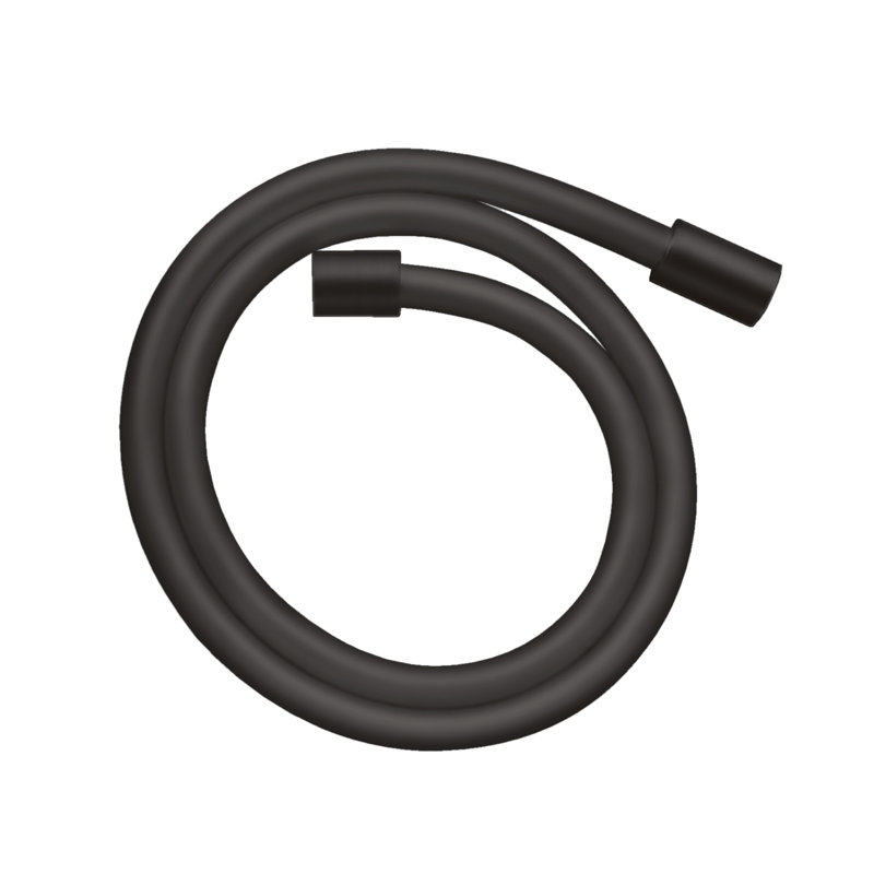 ShowerSolutions Techniflex Hose with Cylindrical Nut, 63", Matte Black