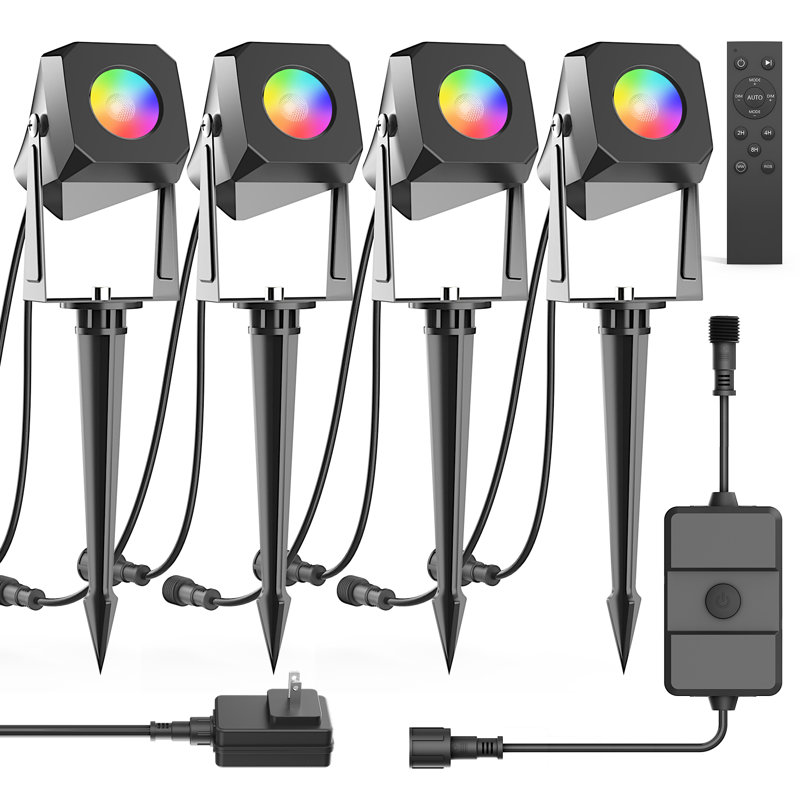 RGBW LED Landscape Spotlight With Remote Control