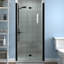 Porte de douche pliante en verre sans cadre, 91-95 cm de largeur x 183 cm de hauteur-72077769