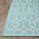 Tapis bleu sarcelle Annie-Jane Chendler