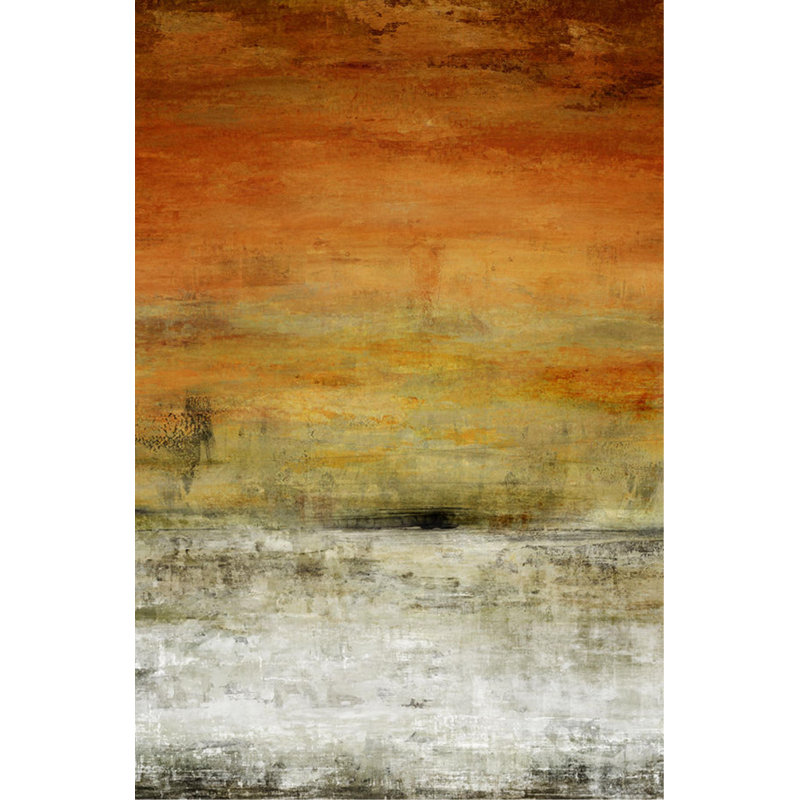 Rustic Fields I Painting by Sofia Fox, Outdoor, 60" H x 40" W x 1.5" D