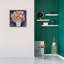 "Epic Graffiti" Floral Beauty 6 "par Cheryl Warrick, art mural sur toile, 26 po x 26 po-1482640305