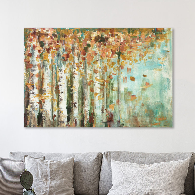 «Aspen Strokes» par Tre Sorelle Studios - Reproduction, H 40 po x l 60 po x P 1,5 po
