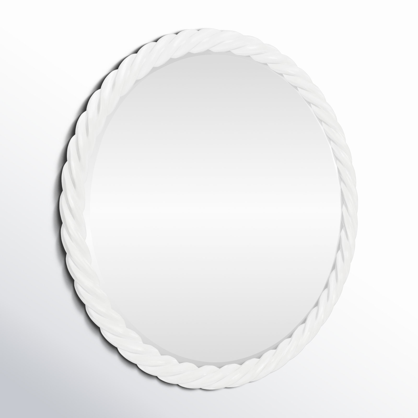 Mara 30" Accent Mirror, White