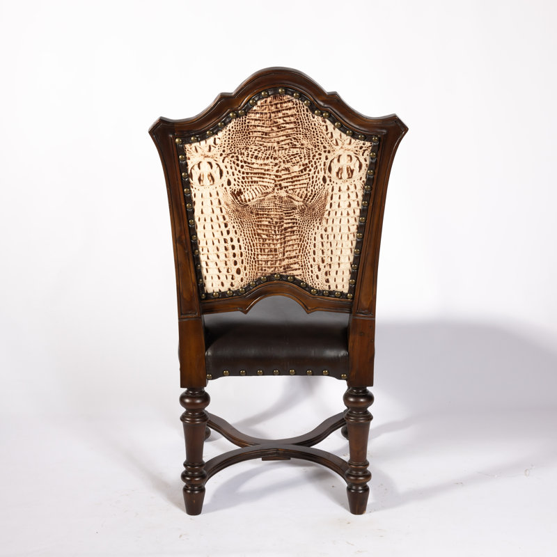 Beazer Leather Dining Chair, White