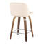 Tabouret de comptoir pivotant 24,25 po Lakyia
