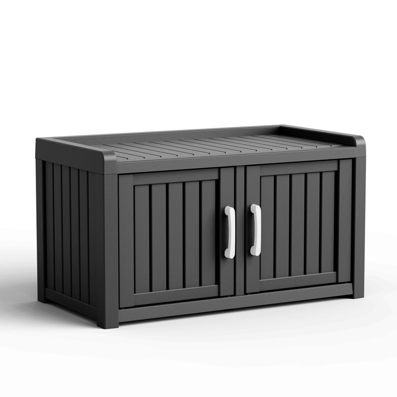 Armoire à chaussures multifonctionnelle pour le vestibule, Noir