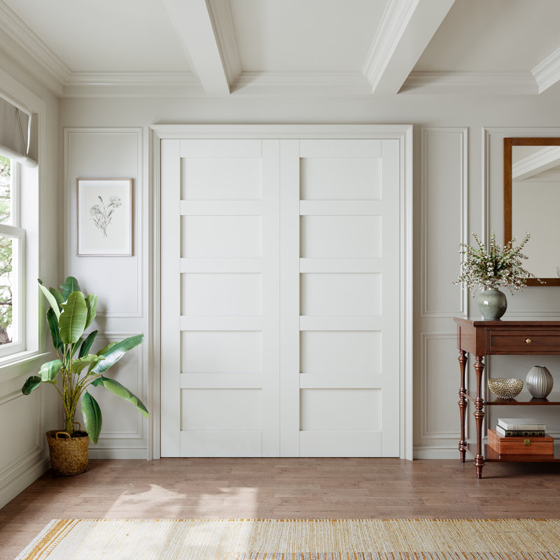Porte intérieure à 5 panneaux de porte intérieure, 60 po x 80 po, 2