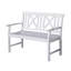 Banc de parc en bois peint Talita