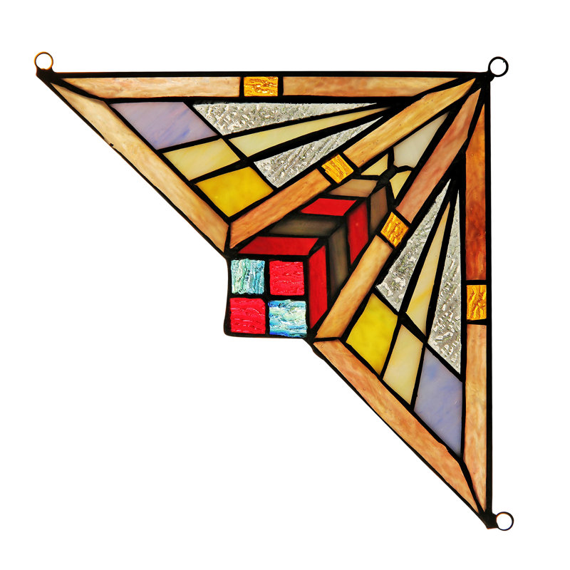 Panneau de fenêtre en verre Tiffany