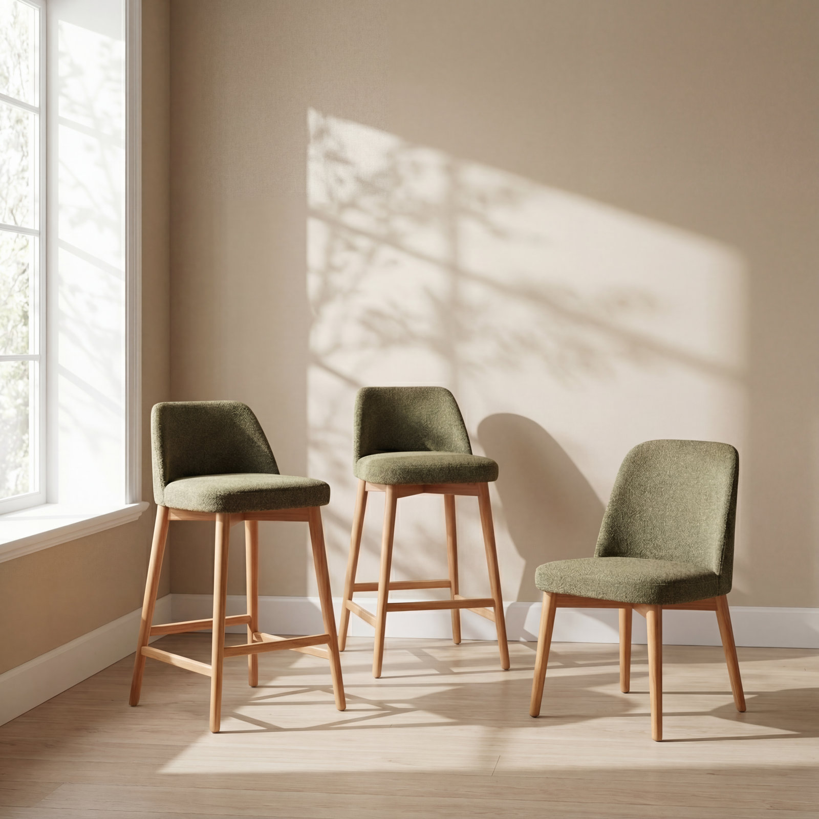 Nikita Oak Dining Chair, Grey Mix,Ebano