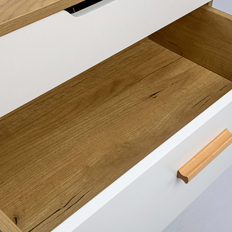 Commode 5 tiroirs avec miroir