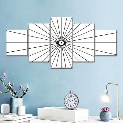 The Eye - 5 Piece Wrapped Canvas Set