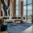 Machine Washable Blue Area Rug-249174070
