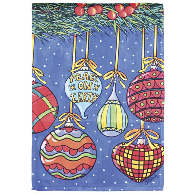 Garden Flag Peace On Earth Ornaments
