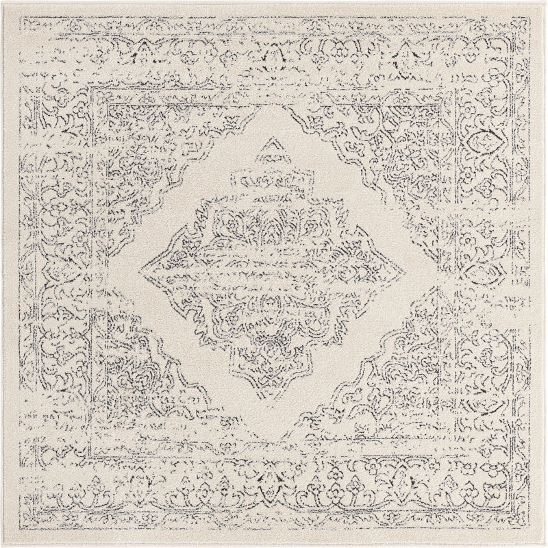Tapis traditionnel Charian, Carré 5 pi