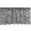 Ambesonne Antique Valance Pack of 2 Lace Gothic Pattern - Grey Black