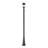 Ashdown 3 Light Outdoor Post Mounted Fixture in Black