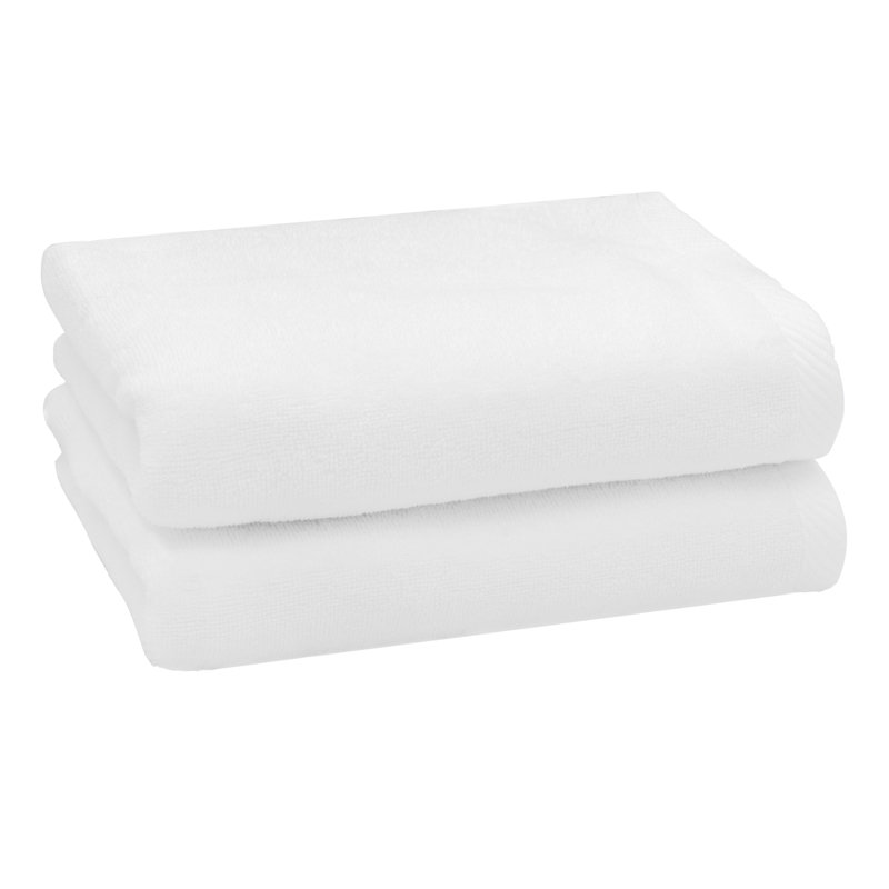 Midweight Hand Towel, White