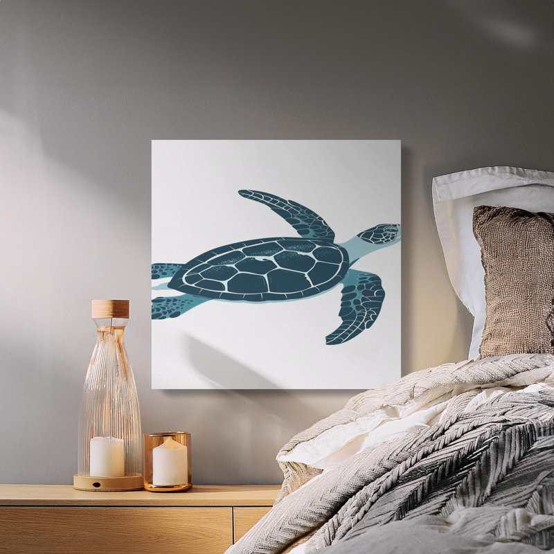 Sharkey Wrapped Canvas Print Set, 14x14