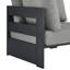 Chaise de coin modulaire en aluminium thermolaqué Modway Tahoe-95616650