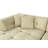 Stylish Corner Sofa, Green Fabric, 118 x 59 x 28.3 inches | Durable Beech Wood & Chipboard Frame, 100% Polyester, 28 DNS Foam Back Support | Fixed Cushions, Easy-Clean Fabric, Perfect for Modern Living Rooms