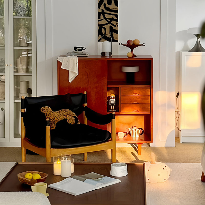 Buffet en bois de cerisier massif