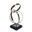 Sculpture d'anneau de Twining avec base en marbre