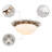 Amauriah Glass Flush Mount