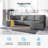 Latitude Run 3 - Piece Living Room Set - Modular Sleeper Sectional with Ottoman - L-Shaped Convertible Sofa Bed for Small Spaces-881111556