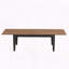 Grande table de cuisine extensible 106,3 po - dessus en grain de bois, conception rétractable