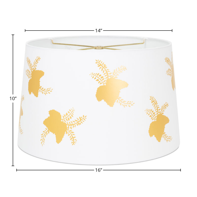 Empire Lamp Shade, White