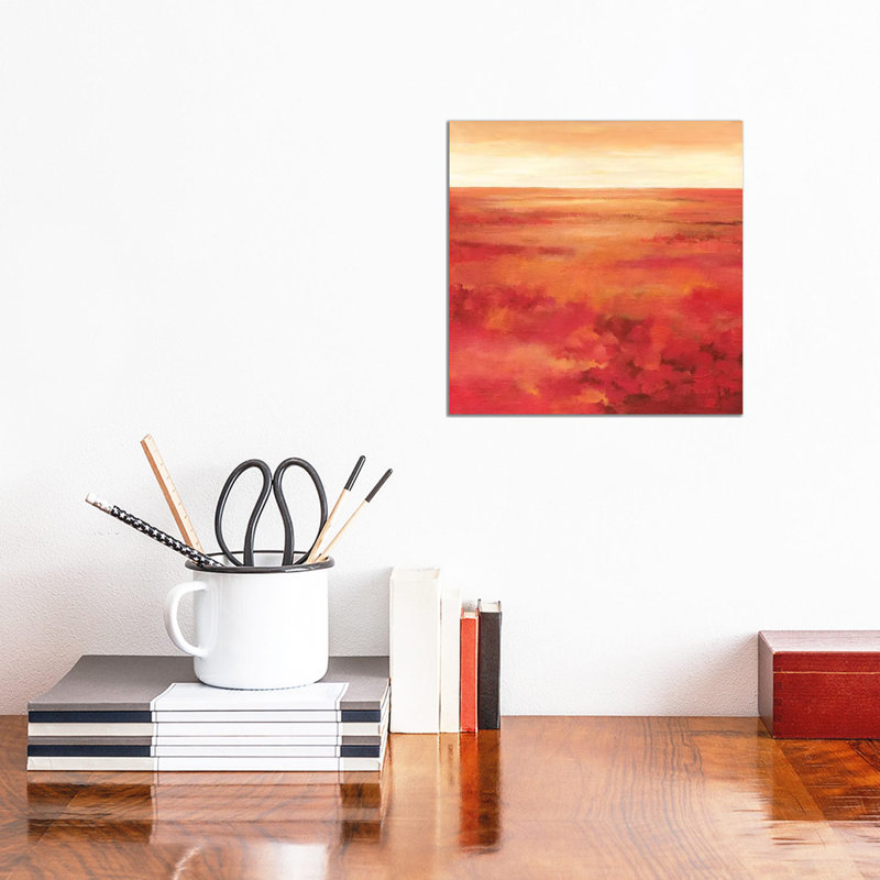 Wild Flowers II by Jettie Roseboom - Wrapped Canvas Painting, 30.48 cm H x 30.48 cm W