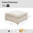 Alberto Modern Cloud Down Filled Oversized Ottoman-128678372