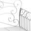 Banc de jardin, banc de patio extérieur avec accoudoirs, banc de véranda en métal pour la cour, près de la piscine, pelouse