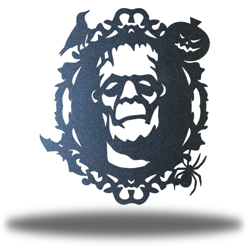 Miroir mural Frankenstein, Noir, H 18 po x l 15,5 po x P 0,01 po