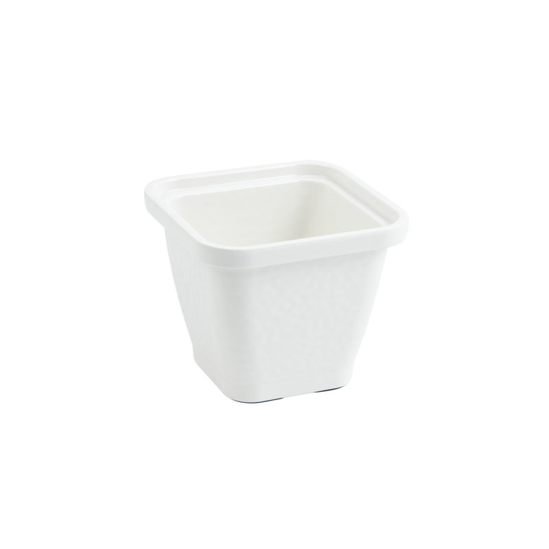 Dynasty Square Melamine 20 oz. Dessert Bowl, Ivory