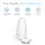 0,52 gallon Humidificateur ultrasonique de table Cool Mist Pi.