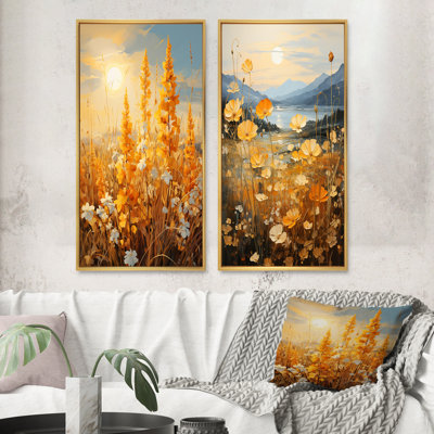 Meadow Goldenrod Glow «Meadow Goldenrod Glow» 2 - pièces sur