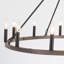 Lustre de style campagnard à 12 lumières en forme de bougie de style campagnard Moomal-1636095600-1651749285