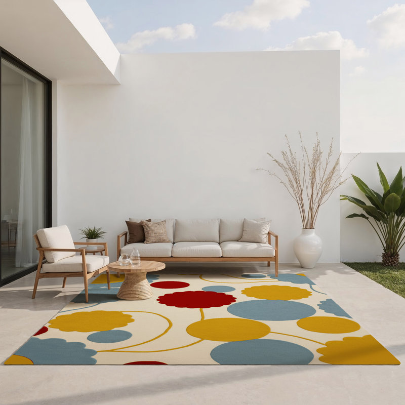 Breezy Vibe Indoor And Outdoor Area Rug, Rectangle 8' x 10'
