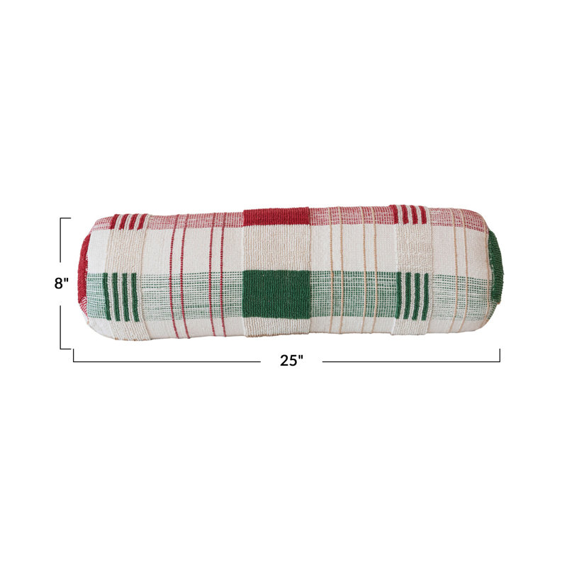 Cotton Bolster Pillow Cover & Insert