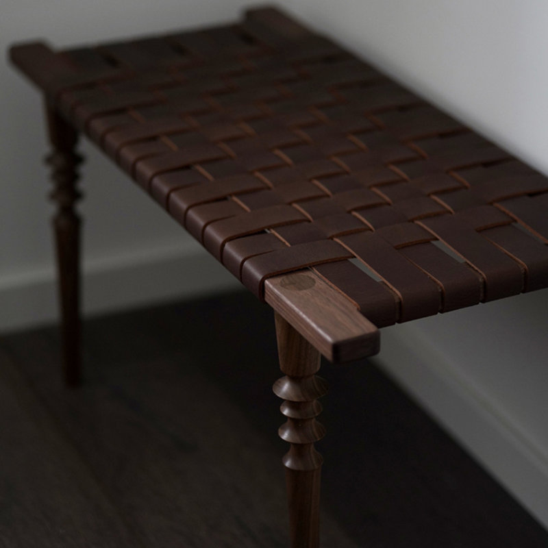 Syeira Solid Wood Bench